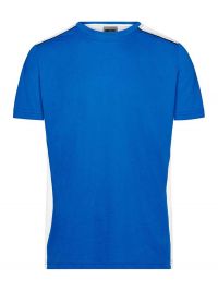 Blaues Arbeits T-Shirt Herren